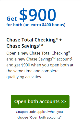 Chase $900